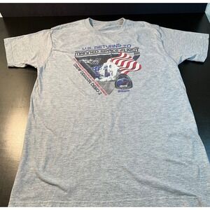 U.S. Returns to Manned Space Flight Crew Dragon Demo-2 NASA‎ SpaceX T-Shirt
